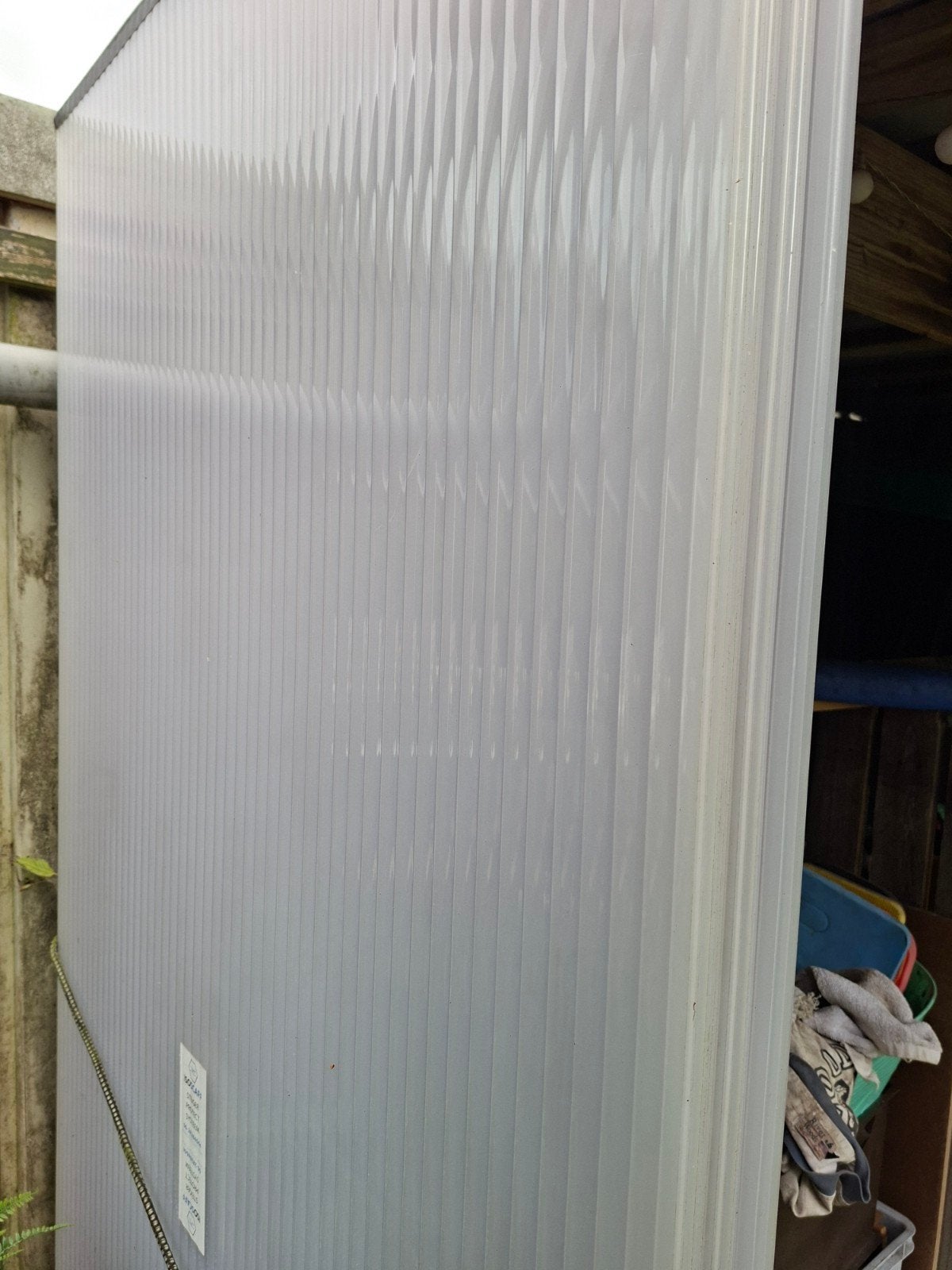 20 euro p/s Isoscaff kunststof kanaalplaten 205x97x1.6 cm, Ophalen, Gebruikt, Overige typen, 2 tot 5 meter