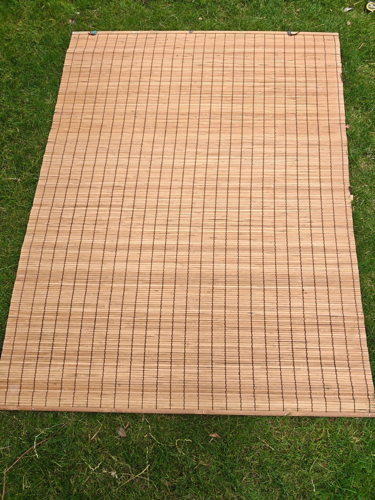 Bamboe rolgordijn - 1.80x1.36m, Huis en Inrichting, Stoffering | Gordijnen en Lamellen, Ophalen, Gebruikt, Lichtdoorlatend, Rolgordijn