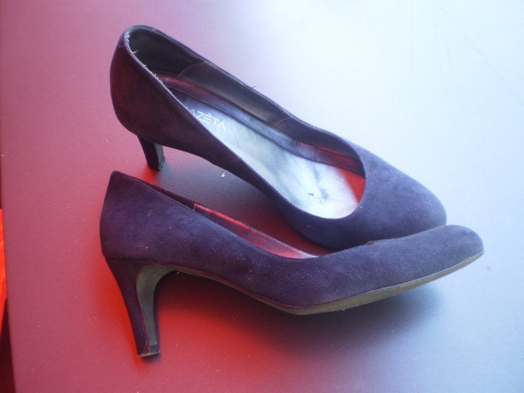 LINEA ZETA leren schoenen maat 39, Blauw, Ophalen of Verzenden, Zo goed als nieuw, Linea Zeta