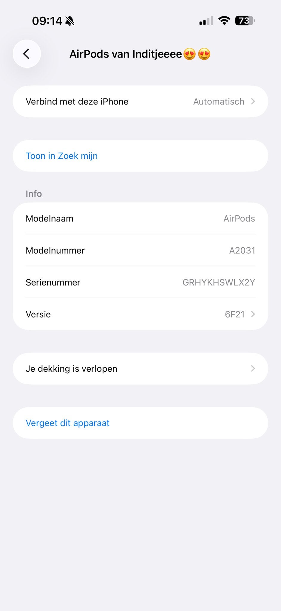 Apple AirPods 2e generatie met oplaadcase (A2031), Ophalen, In-ear, Gebruikt, Bluetooth