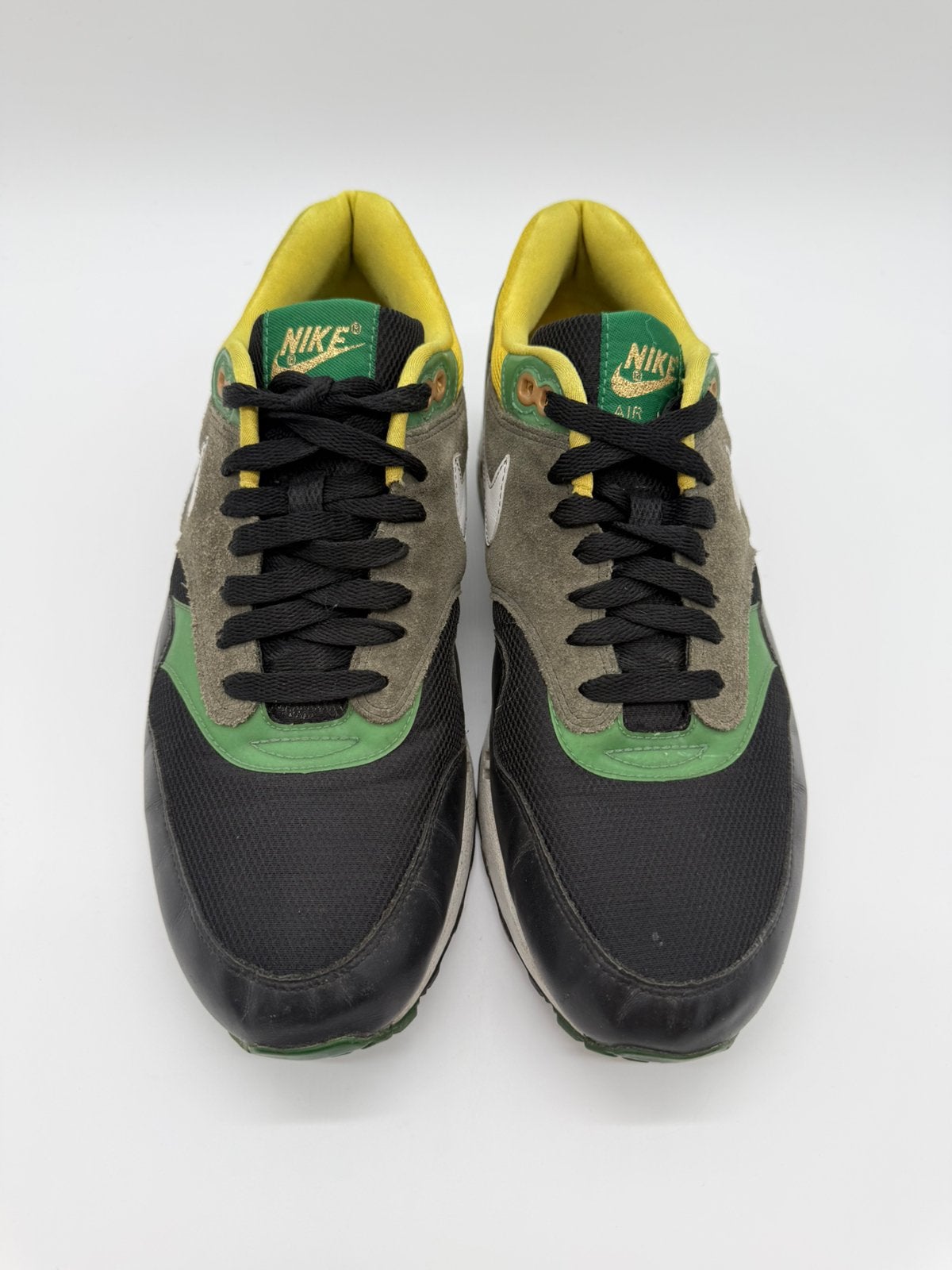 Nike Air Max 1 Friendly Football Pack Black Green Maze EU 44, -, Zwart, -, Ophalen of Verzenden