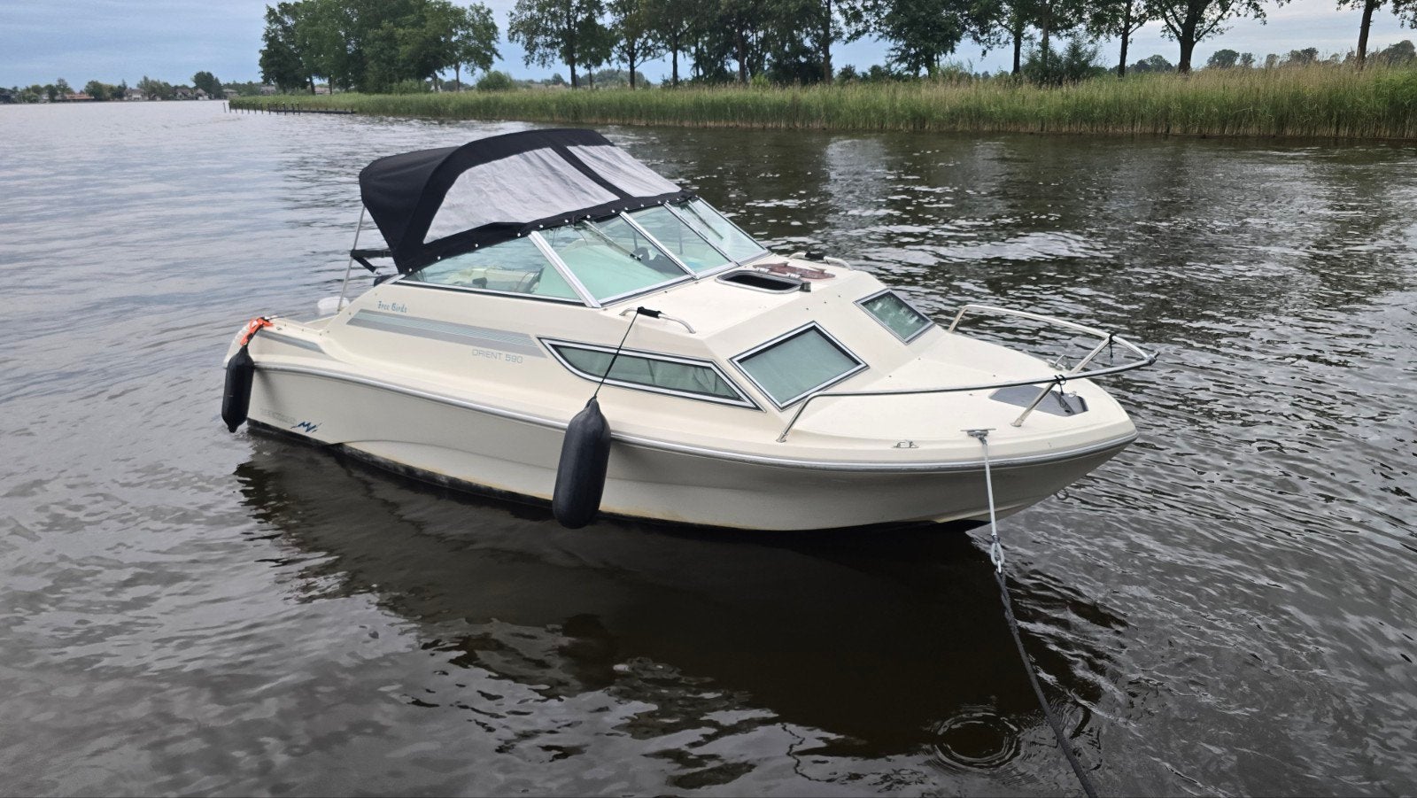 Beekman Orient 590 met 30 pk Honda 4 takt buitenboordmotor, Benzine, Gebruikt, Buitenboordmotor, Beekman