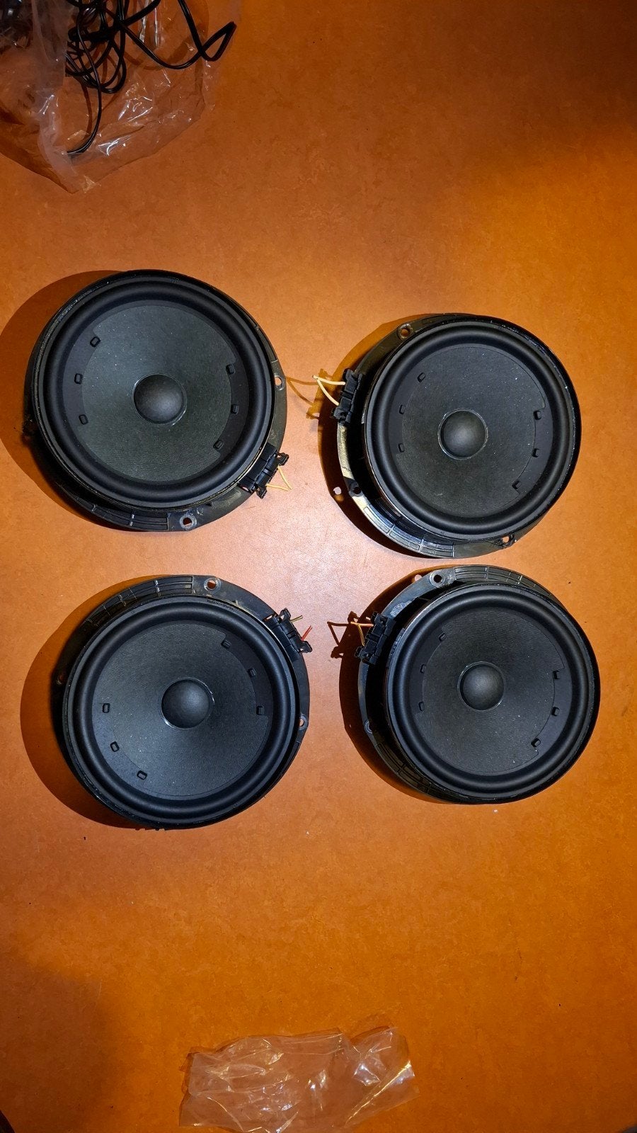 Set van 4 auto speakers, Auto diversen, Autospeakers, Ophalen of Verzenden, Gebruikt