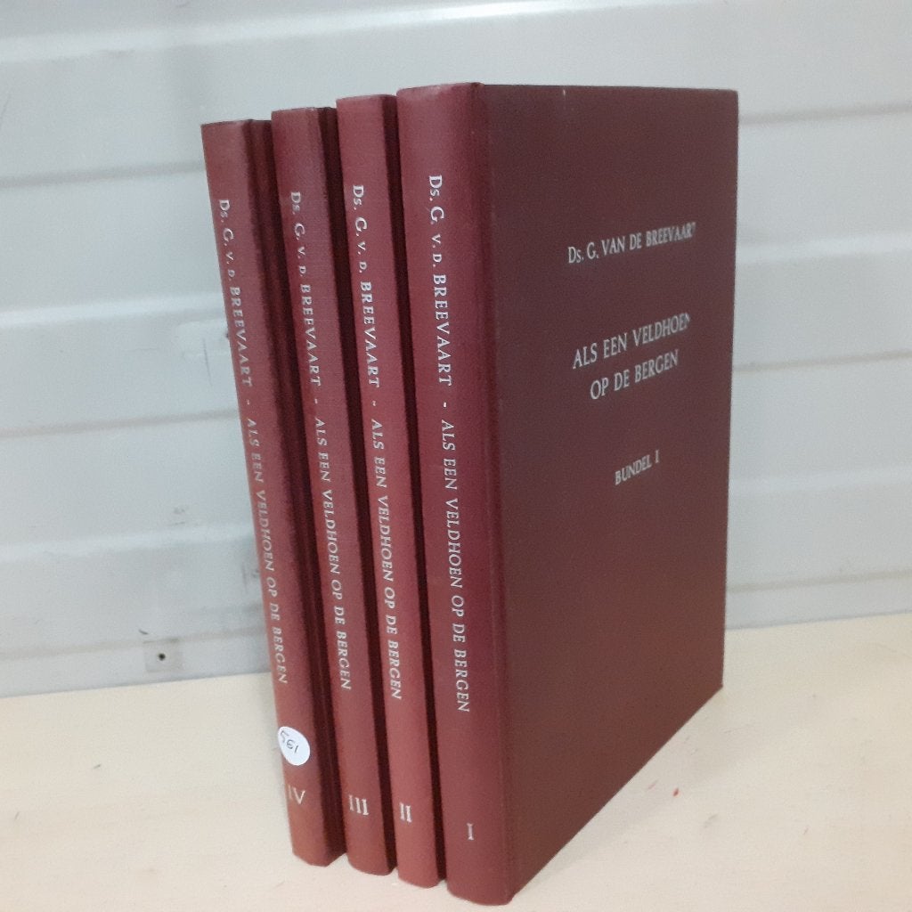 Nr. 561 Ds. G. van de Breevaart: Als een veldhoen op de berg, Gelezen, Ds. G. van de Breevaart, Christendom | Protestants, Ophalen of Verzenden