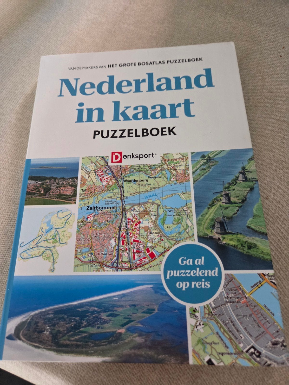 Denksport - Nederland in kaart Puzzelboek, Hobby en Vrije tijd, Denksport en Puzzels, Ophalen of Verzenden, Minder dan 500 stukjes