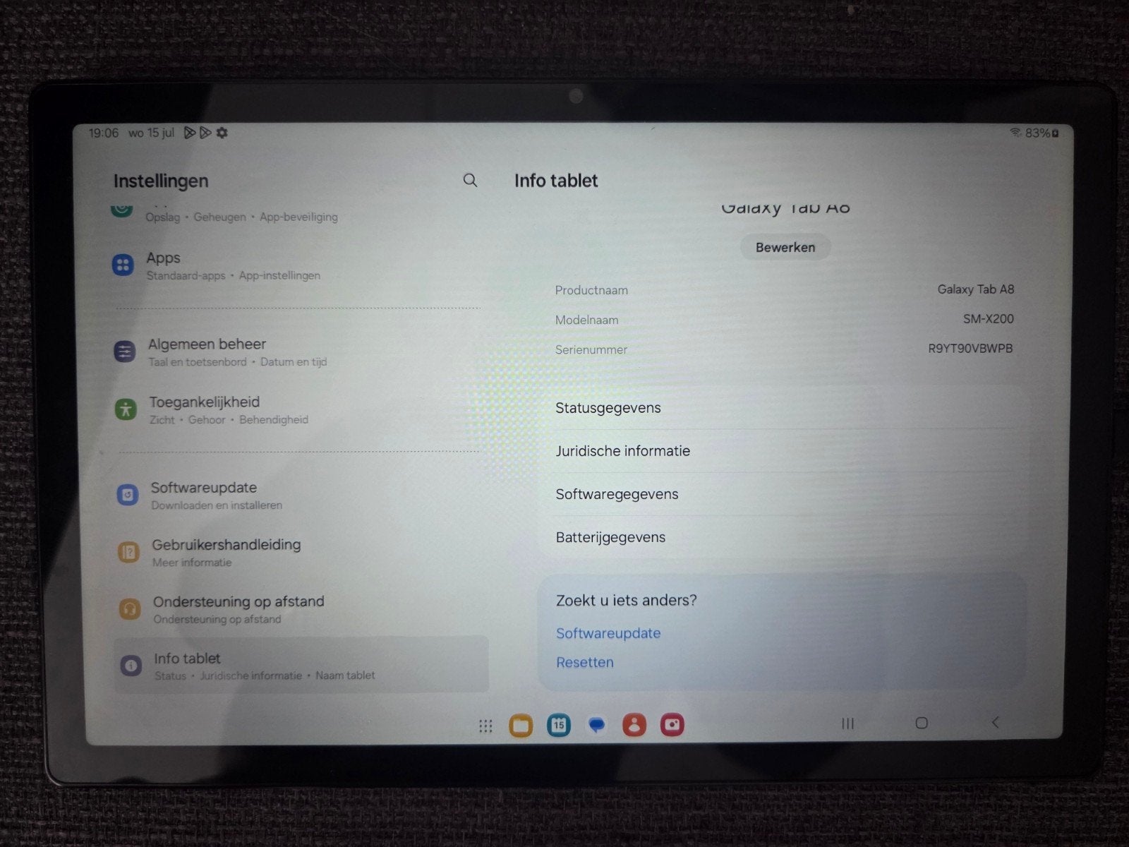 Samsung Galaxy Tab A8 (SM-X200) - Zo goed als nieuw, 10 inch, 32 GB, Ophalen of Verzenden, Zo goed als nieuw