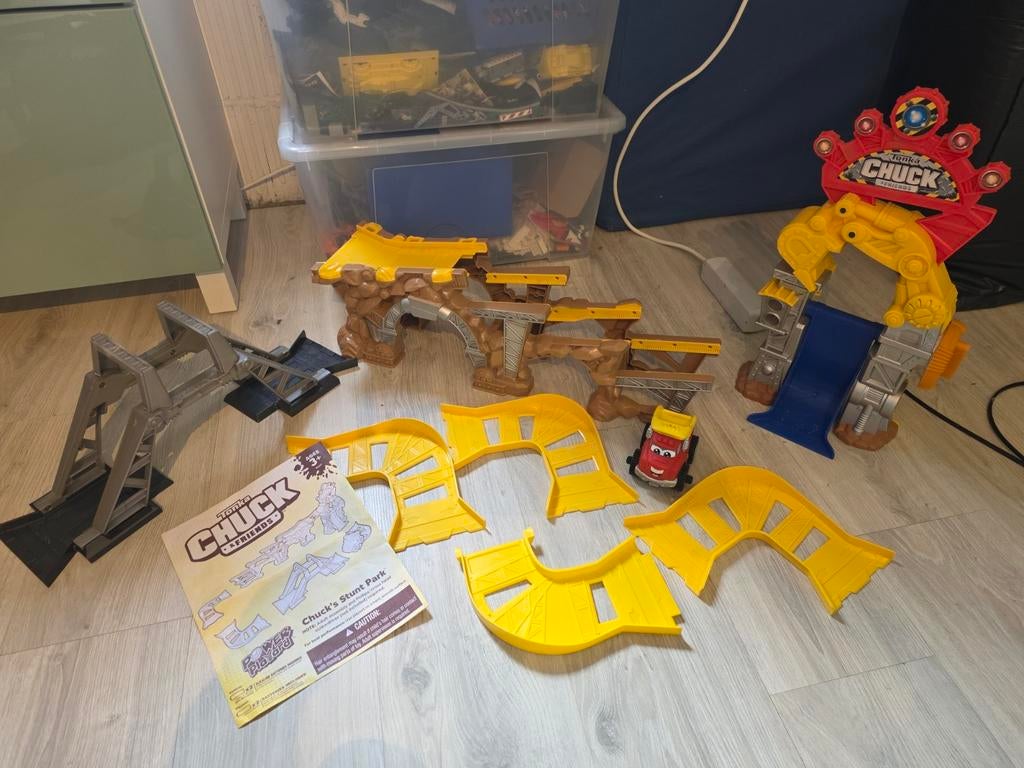 Chuck the Dump Truck speelset met auto, Ophalen of Verzenden, Gebruikt