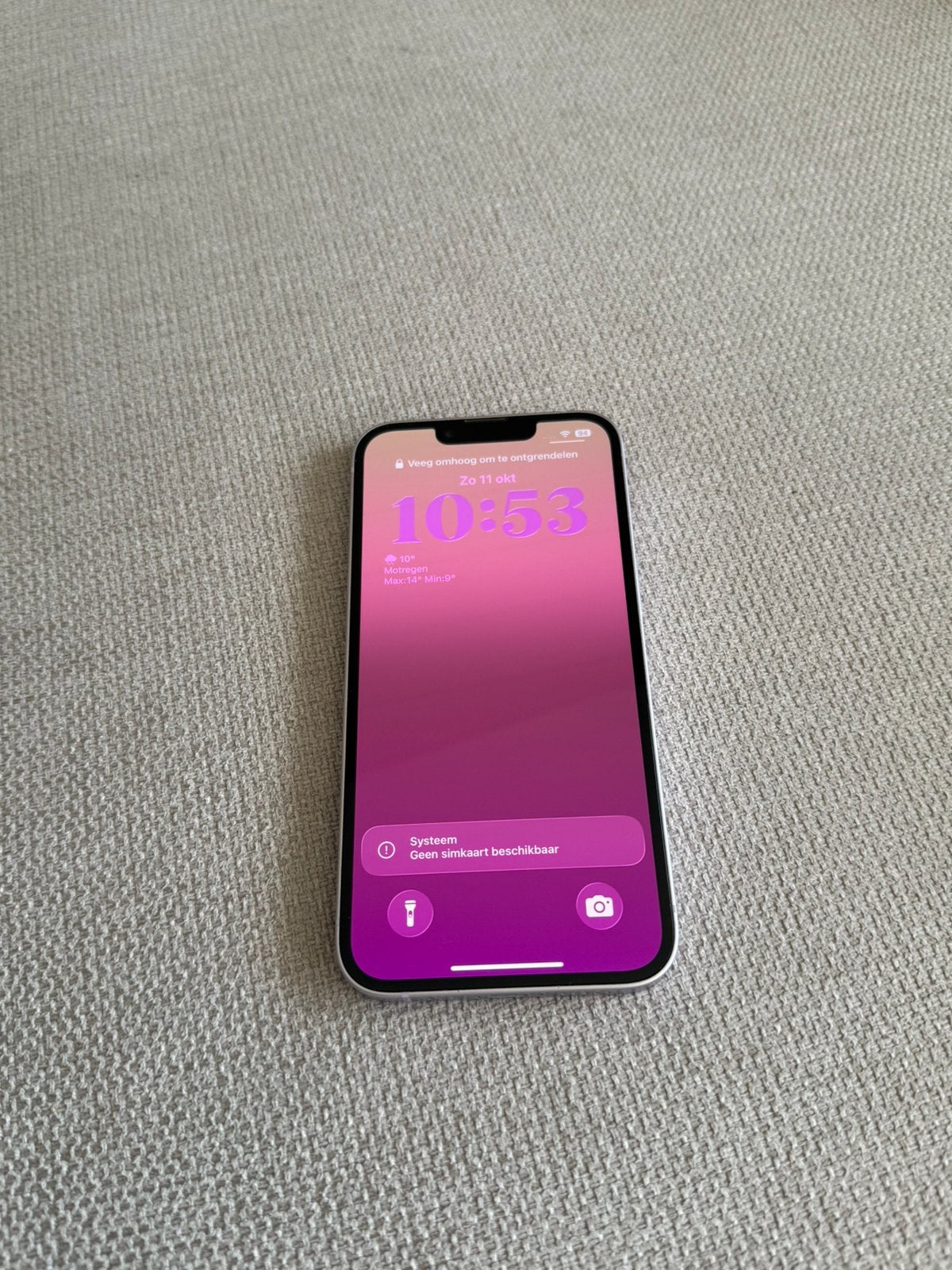 Iphone 14, Telecommunicatie, 128 GB, Paars, Refurbished, Ophalen of Verzenden
