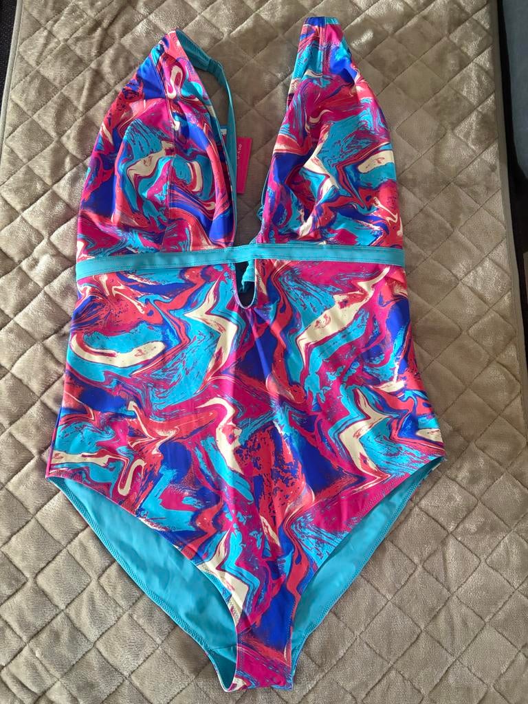 Curvy Kate Ibiza Omkeerbaar Badpak maat 90 KL, Ophalen of Verzenden, Nieuw, Roze, Badpak