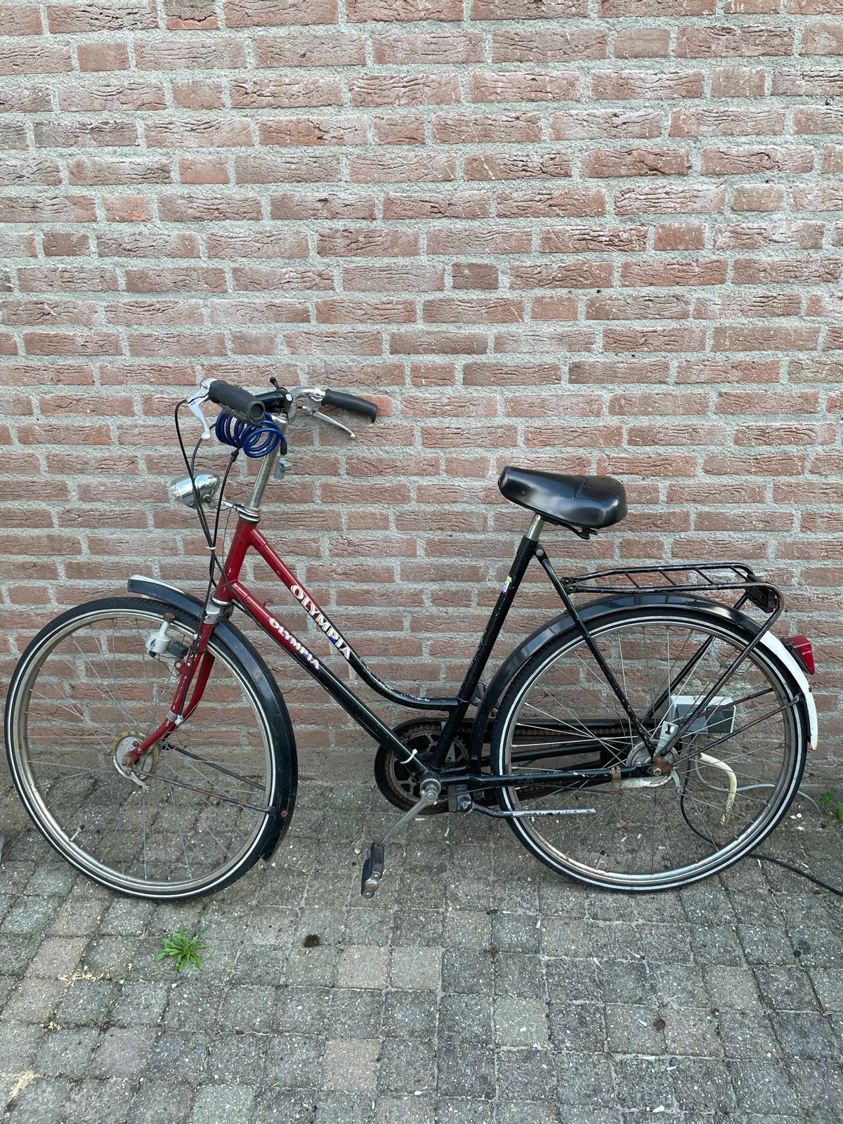 Olympia fiets ideaal voor stappen of station, Gebruikt, Velgrem, Versnellingen, 50 tot 53 cm