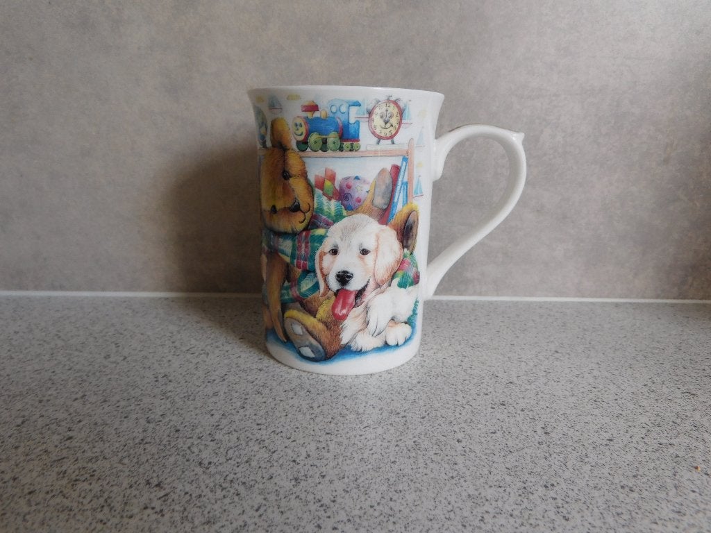 Mok Fine Bone China Ted's & Pet's Kingsbury, Overige merken, Zo goed als nieuw, Overige stijlen, Porselein