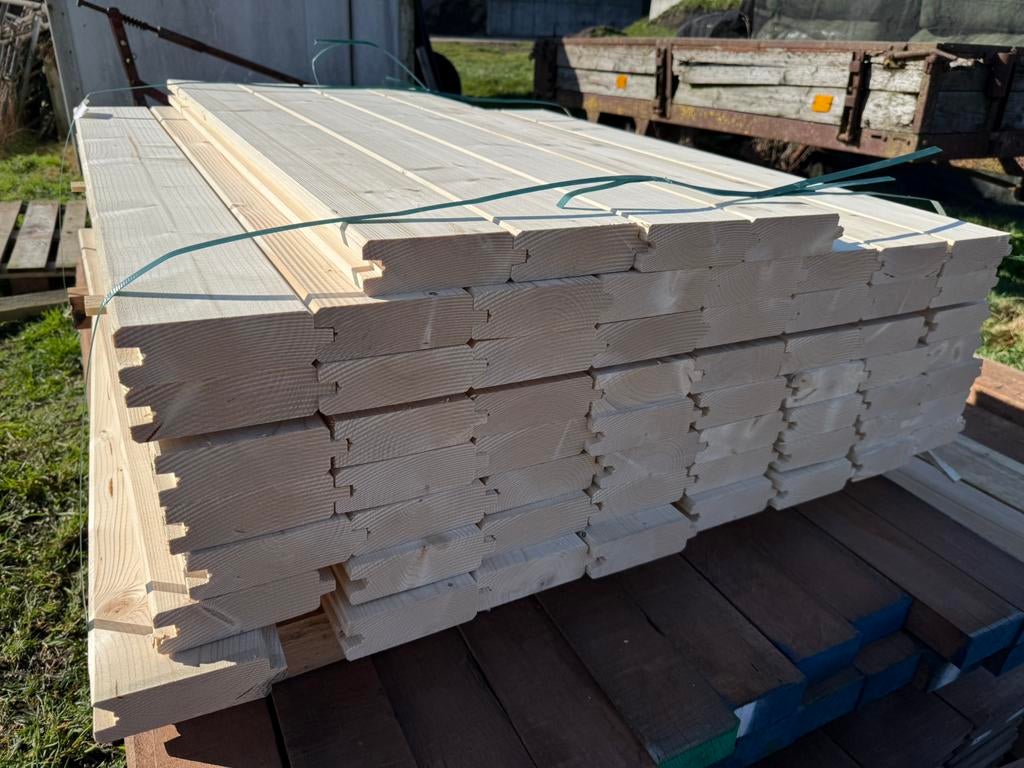 Vuren planken 119x14,5x4,5 cm, Doe-het-zelf en Verbouw, Hout en Planken, Ophalen, 25 tot 50 mm, Nieuw, Plank