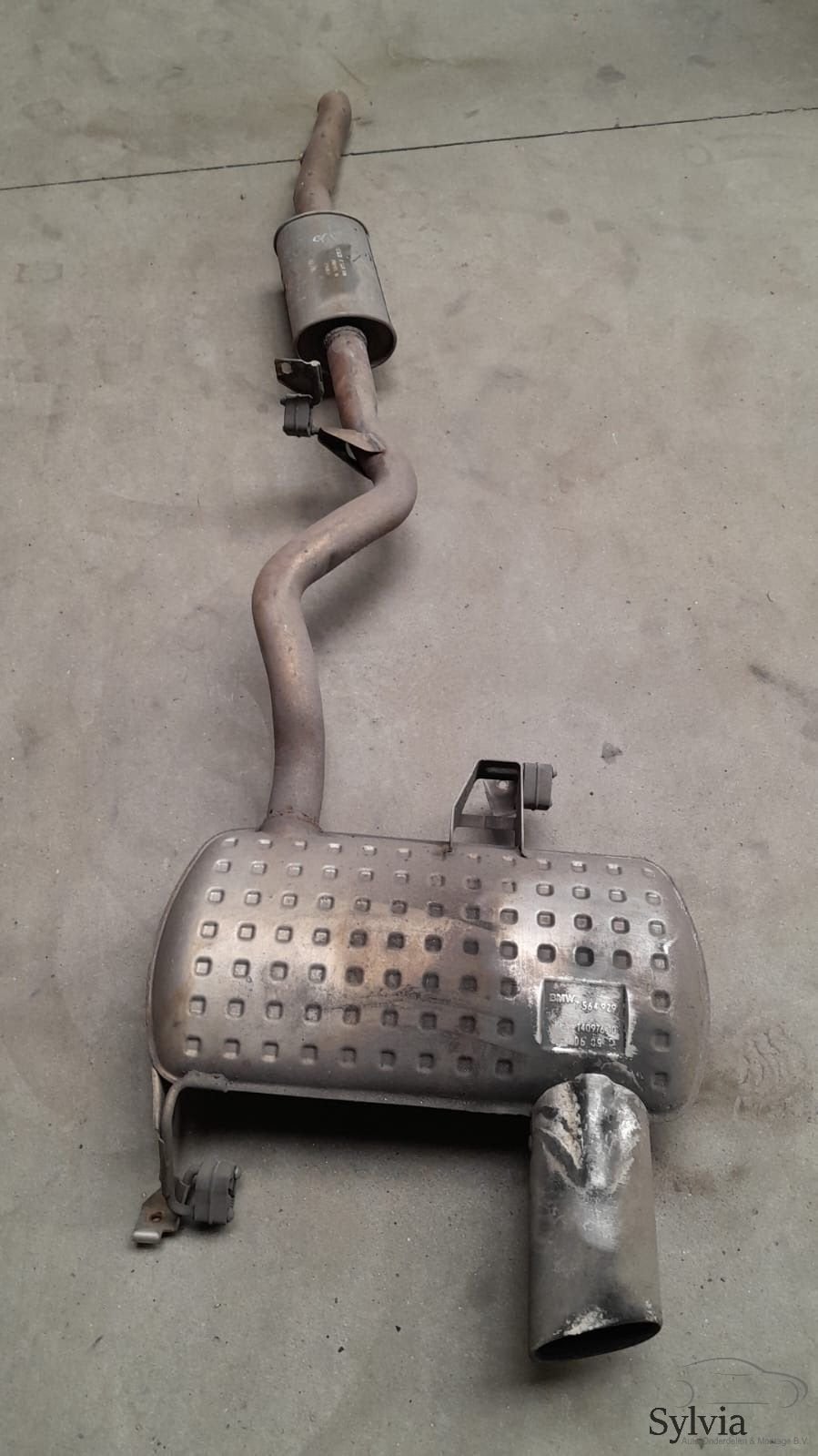 Achterste uitlaat einddemper BMW 3 serie E90 E91 N43 7564929, Auto-onderdelen, Gebruikt, -, -, Ophalen of Verzenden