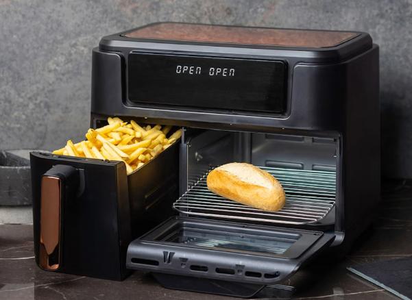 2-in-1 digitale airfryer van Nexxt (11,5 L), Ophalen of Verzenden, Nieuw, Airfryer, 1000 t/m 1499 gram