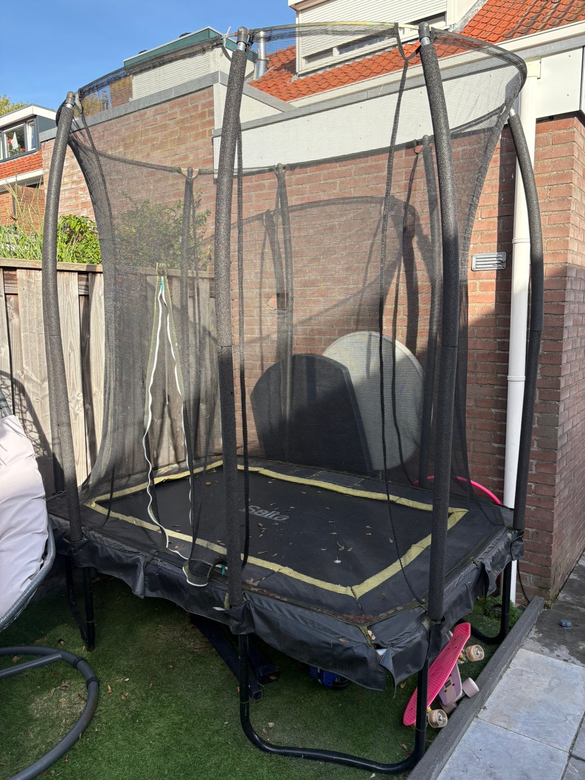 Trampoline, Ophalen, Gebruikt