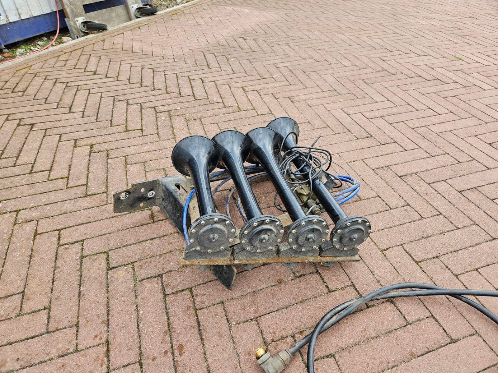 Luchthoorns set voor vrachtwagen of auto, Ophalen of Verzenden, Gebruikt, Universele onderdelen