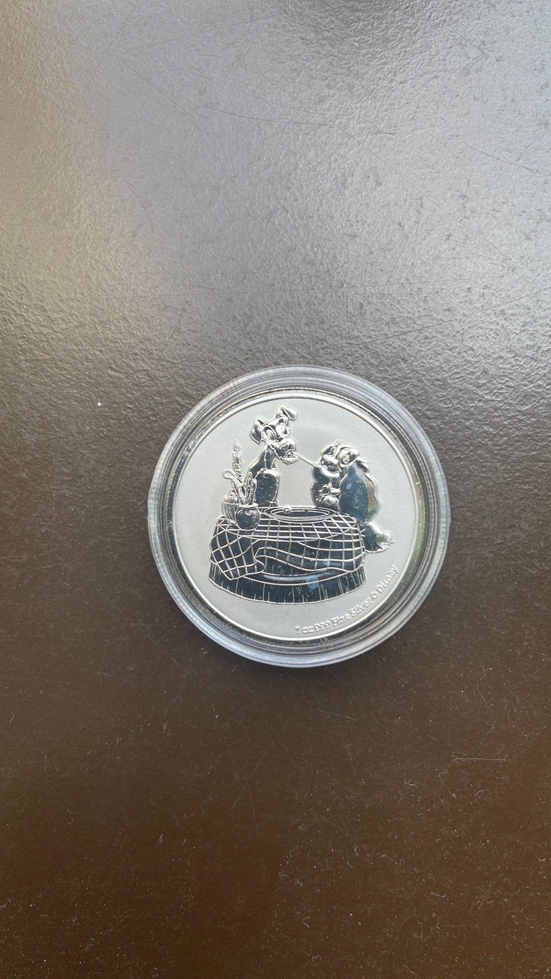 Disney Lady&Vagebond 2022, Postzegels en Munten, Ophalen of Verzenden, Zilver