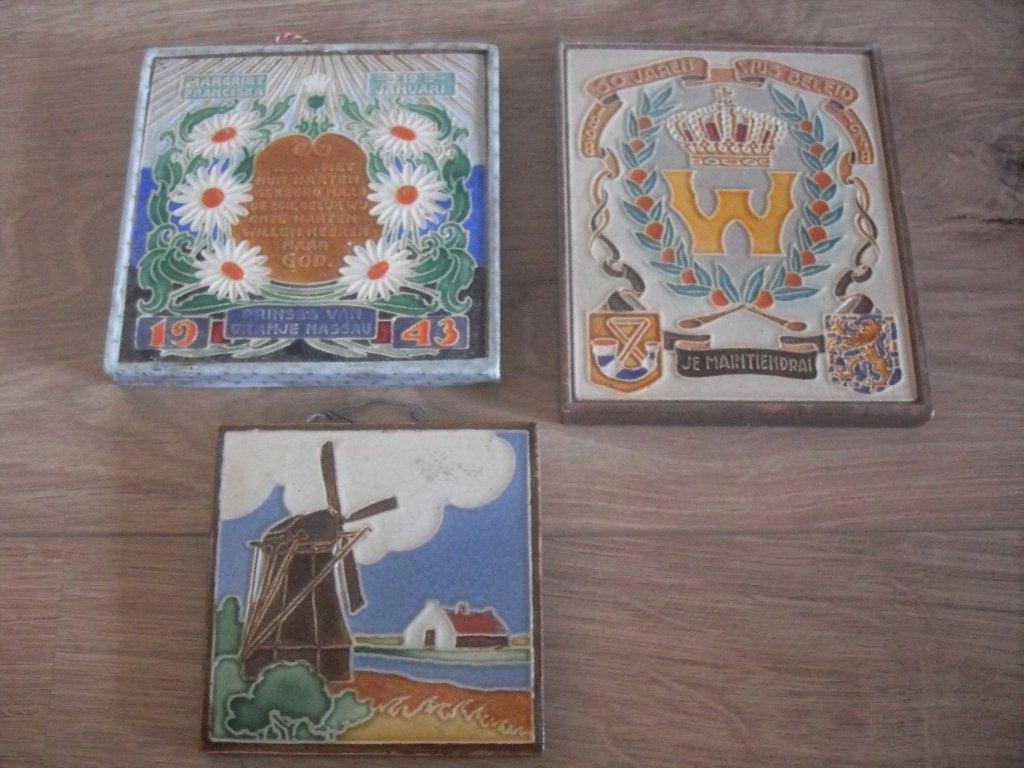 3 westraven tegeltjes, Ophalen of Verzenden