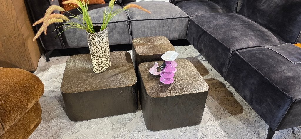 Salontafel Silva, Set van 3 stuks Showmodel Korting!, Minder dan 50 cm, Bornsestraat 31, Minder dan 50 cm, Zo goed als nieuw