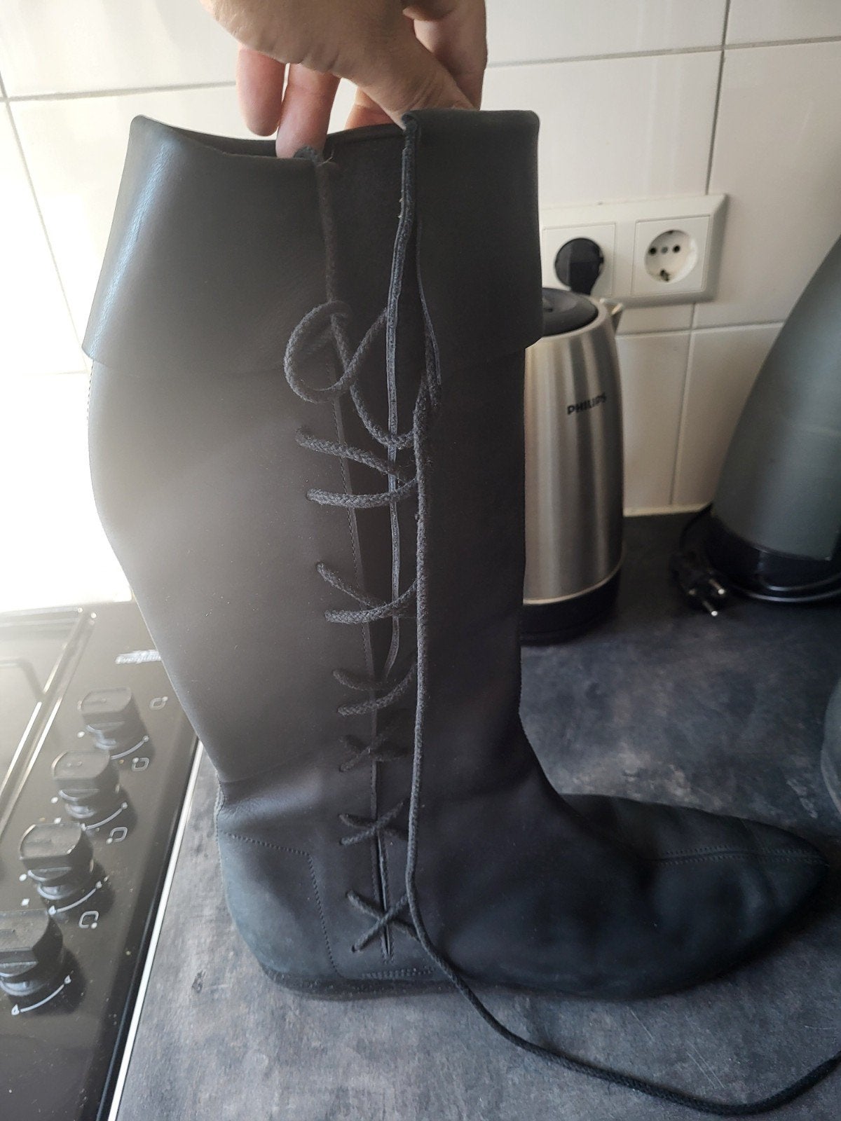 hele nette medival/pirate boots maat 45, Ophalen, Zo goed als nieuw, Schoenen