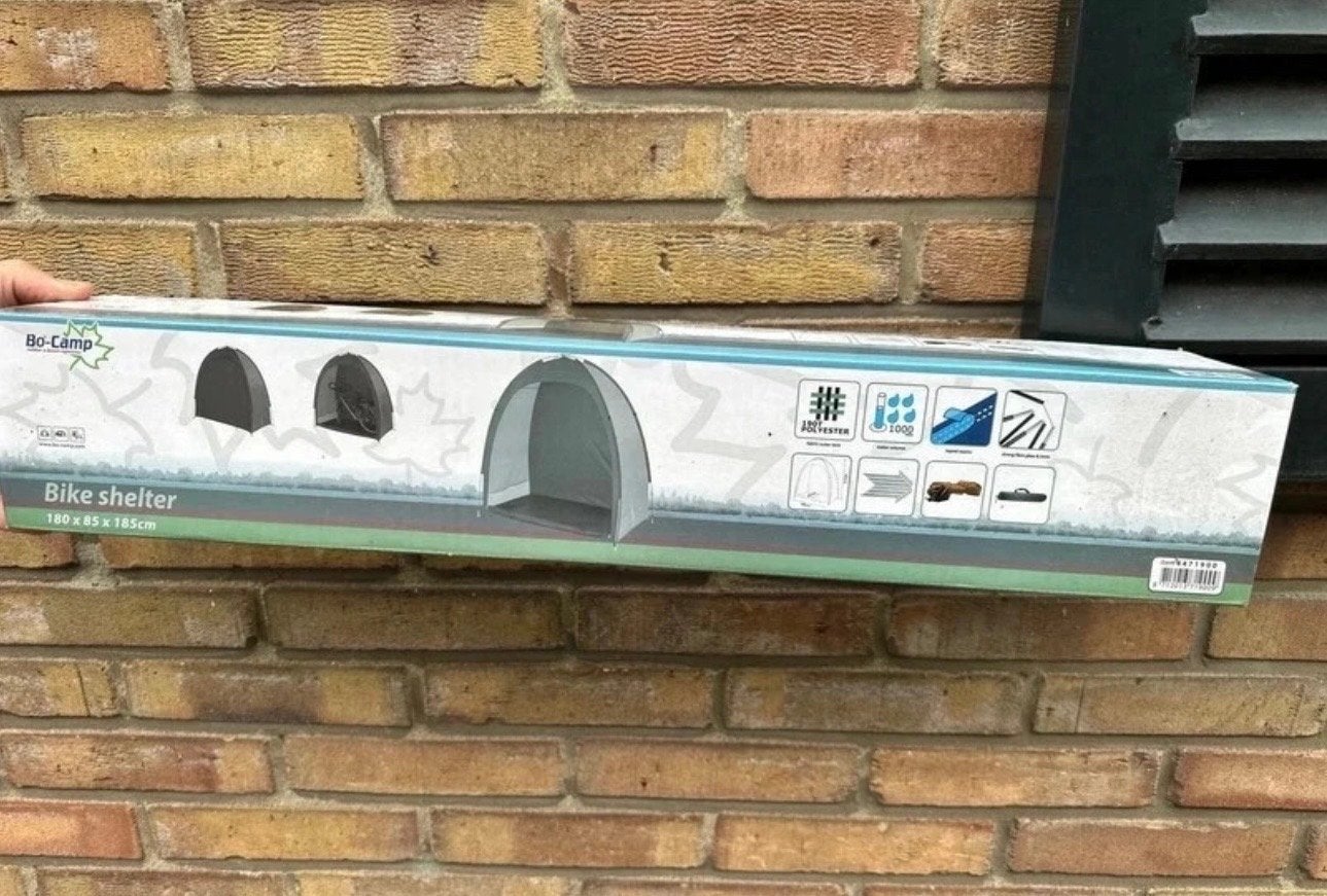Bo-Camp Bike Shelter - Fietsenstalling 180x85x185cm, Caravans en Kamperen, Ophalen, Nieuw