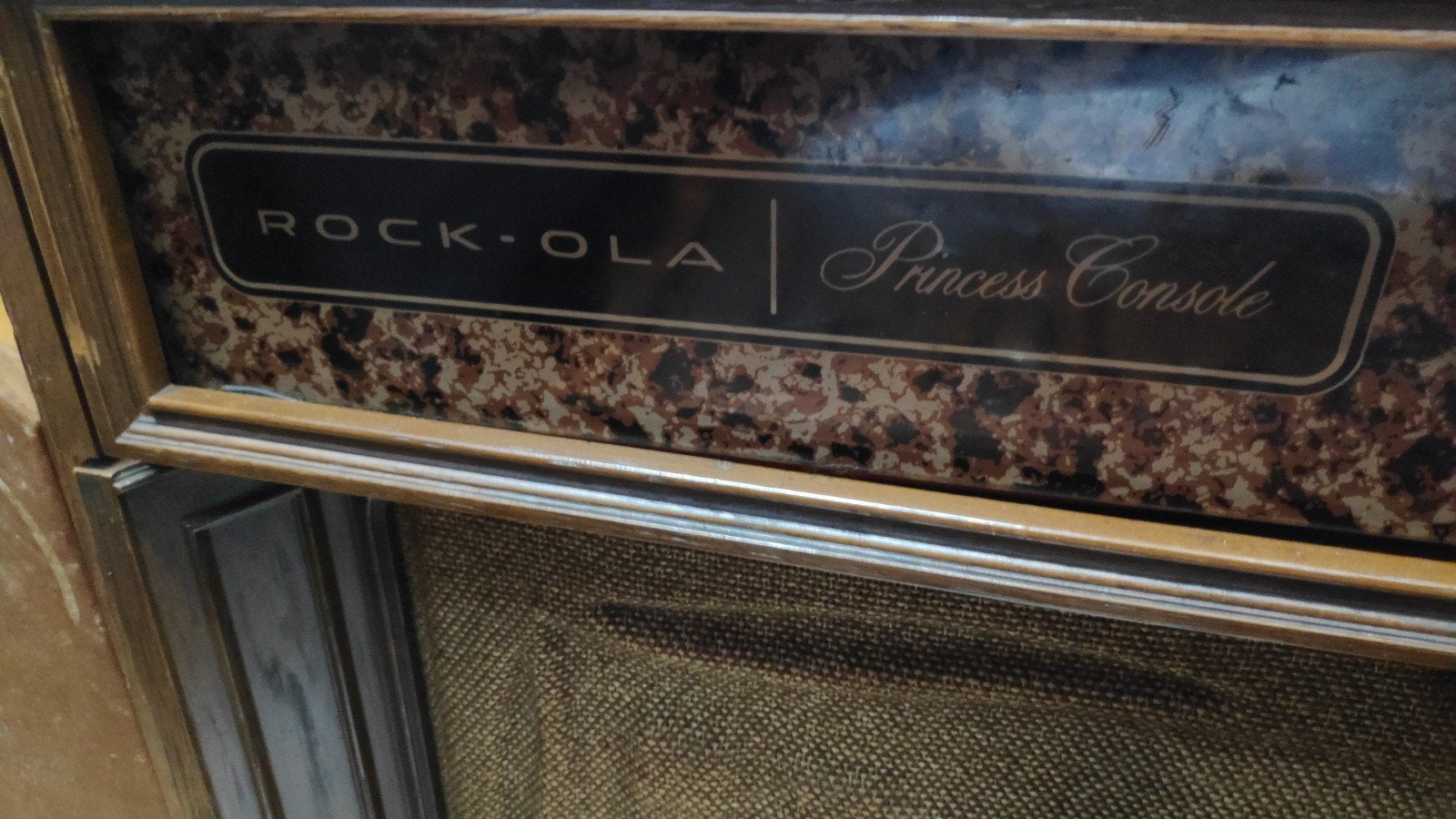 Rock-Ola Princess Console Jukebox - Vintage Muziekautomaat, Verzamelen, Gebruikt, Rock Ola, 1970 tot heden, Ophalen