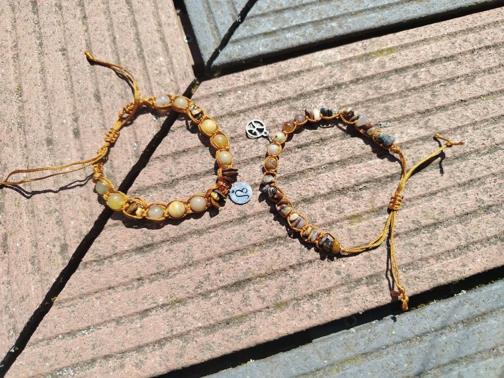 Luxe Natuursteen Armband Gepersonaliseerd, Sieraden, Tassen en Uiterlijk, Edelstenen, Ophalen, Nieuw