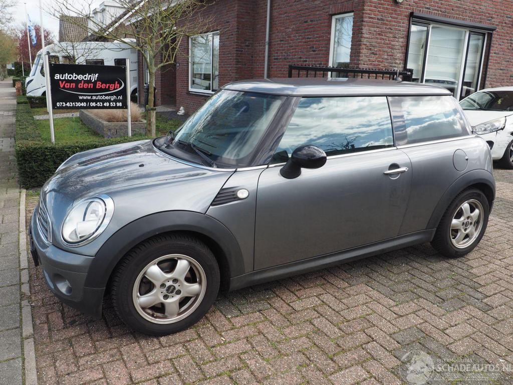 MINI Mini 1.4 One Earl Grey (bj 2009), Auto diversen, Handgeschakeld, Mini, Zilver of Grijs, Benzine