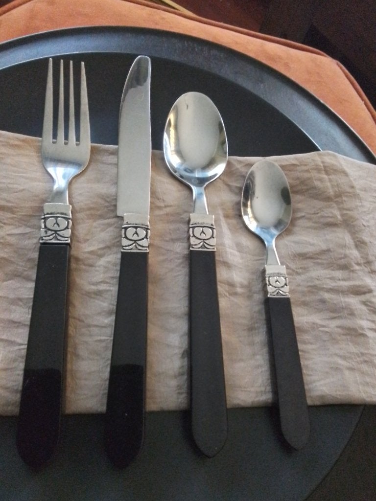 Bestekset, 6 persoons+ salade couvert, Ophalen, Zo goed als nieuw, Rvs of Chroom