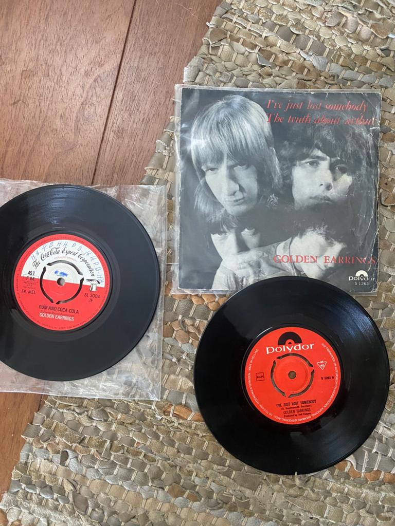 Golden Earring ( met middenstuk  ), Ophalen of Verzenden, Zo goed als nieuw, Pop