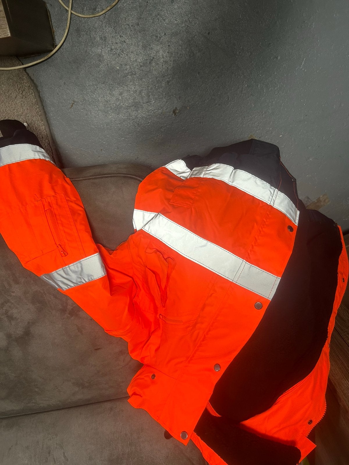 Portwest Werkjas Maat M - Oranje/Zwart met Reflecterende Str, Ophalen of Verzenden, Gebruikt