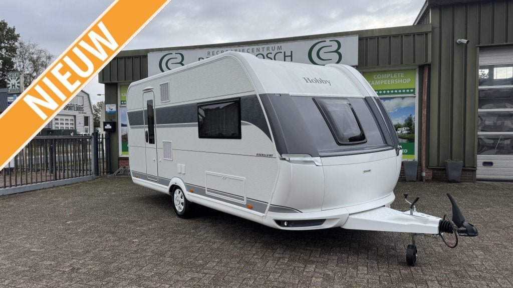 Hobby Excellent 460 SL 2026 VERWACHT!, Caravans en Kamperen, Serviceluik, Hobby, Bedrijf, Treinzit