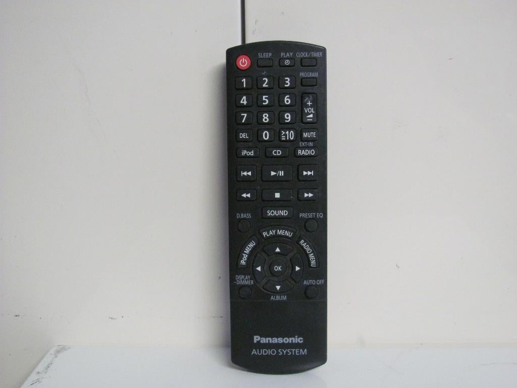 panasonic audio system afstandsbediening, Ophalen of Verzenden, Zo goed als nieuw, Origineel, Receiver of Versterker