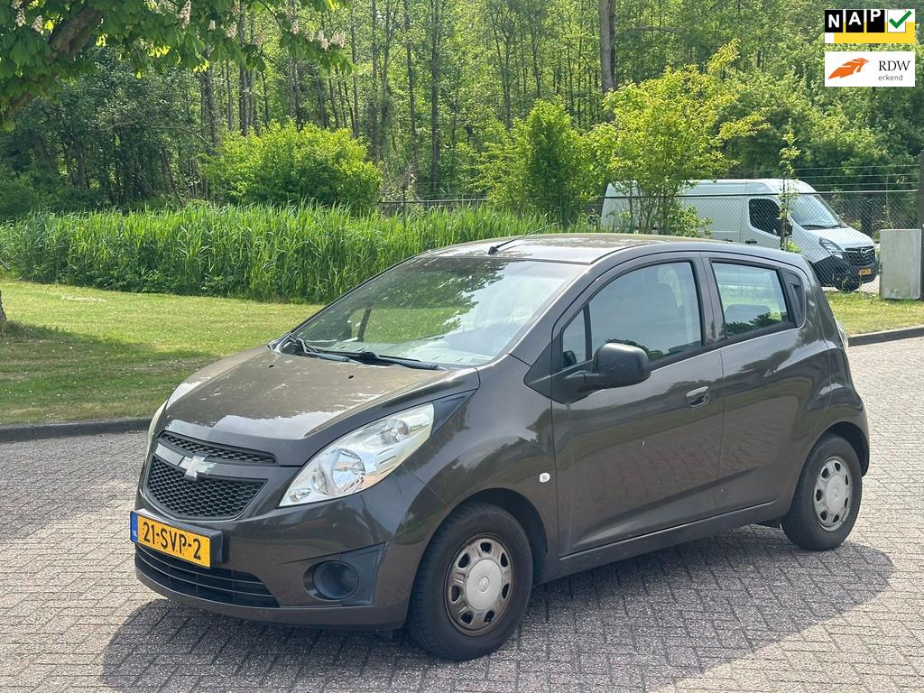 Chevrolet Spark 1.0 16V LS Bi-Fuel/LPG/ELECRAMEN VOOR, Auto's, Chevrolet, Euro 5, Stof, Bruin, Origineel Nederlands