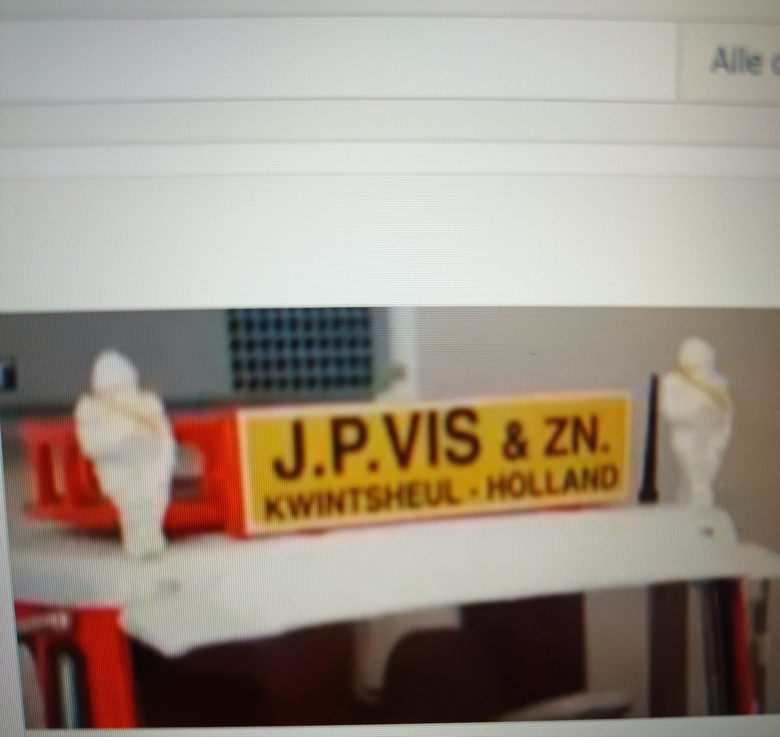 Gezocht Tekno Dakbordje J.P. VIS & ZN., Ophalen of Verzenden, Zo goed als nieuw, Bus of Vrachtwagen, Tekno