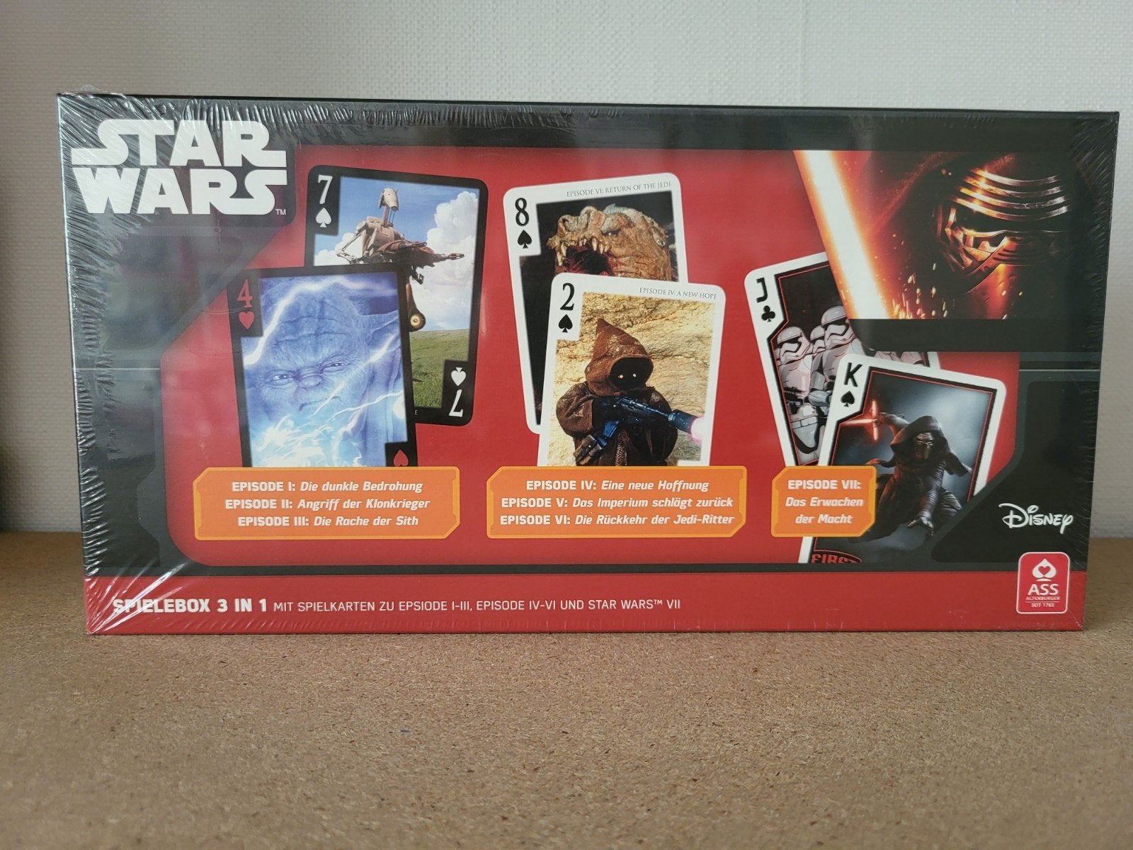 Star Wars Speelbox 3 in 1 - Kaartspellen Episodes I-VII, Verzamelen, Ophalen of Verzenden, Nieuw, Spel