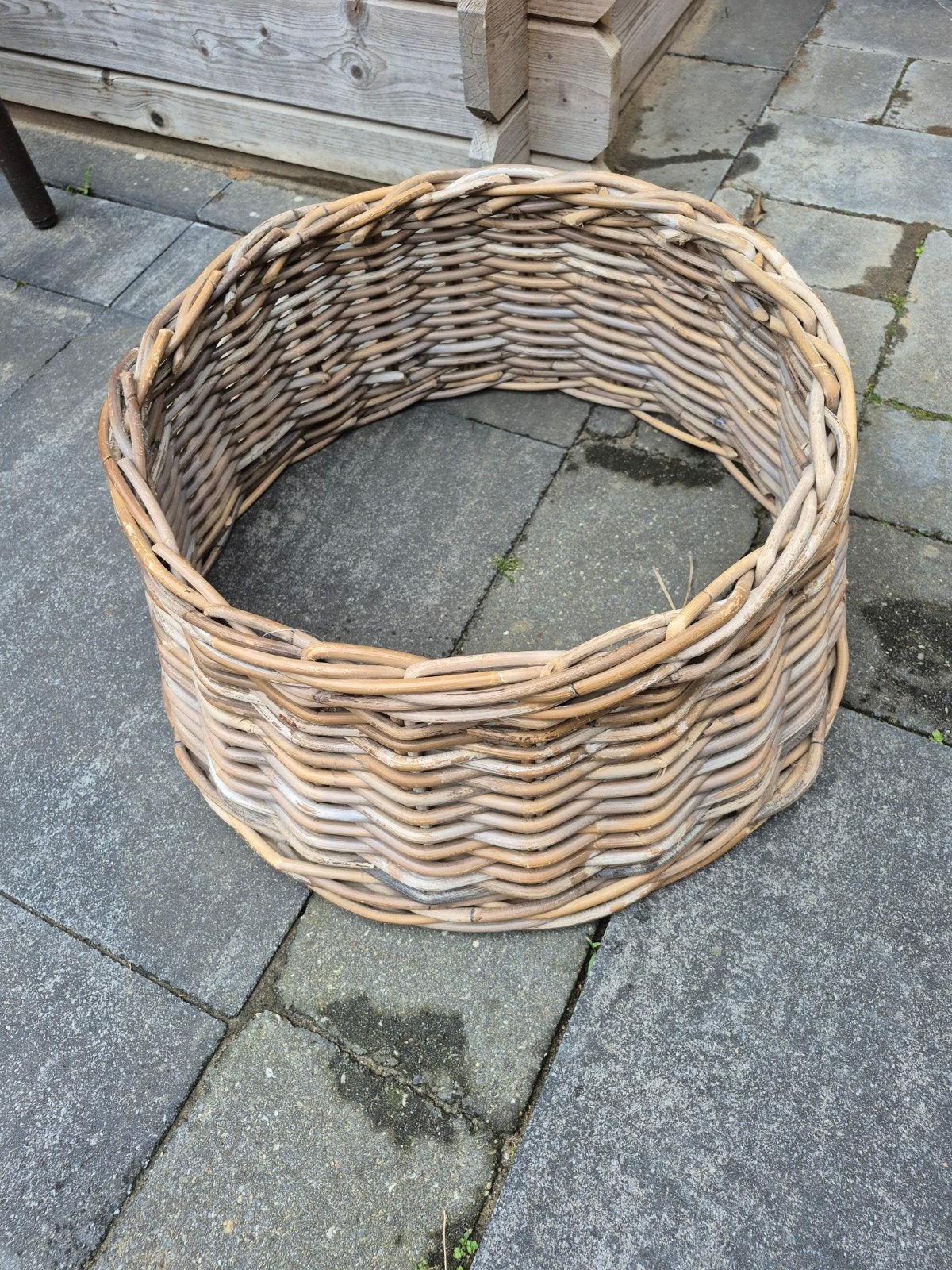 Rotan mand voor kerstboomvoet 60 cm, Ophalen