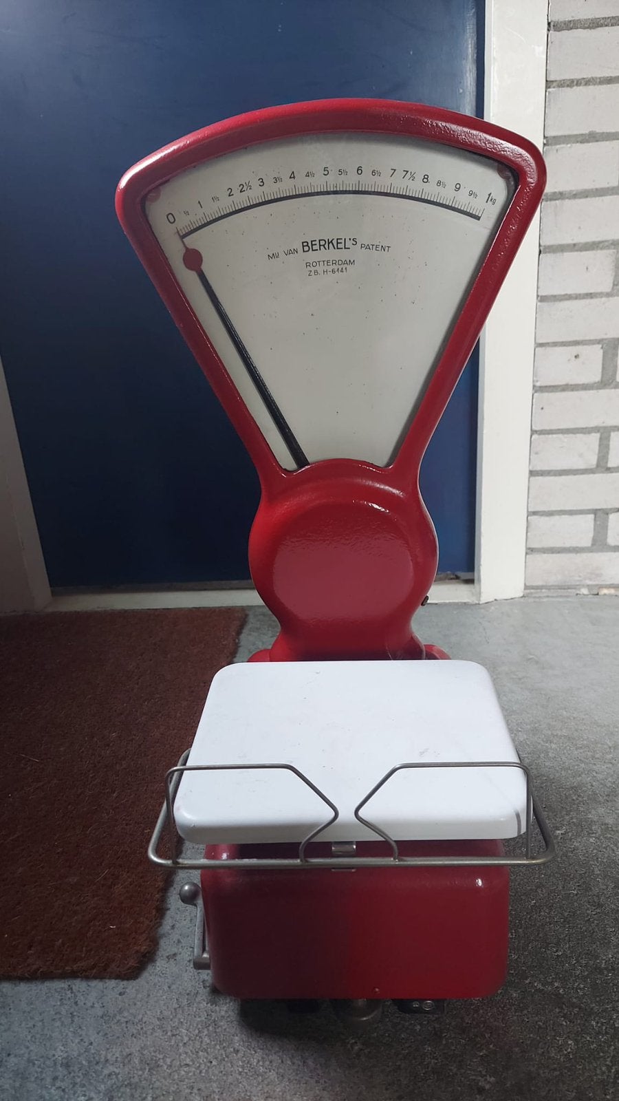 Nette Berker weegschaal, Ophalen, Gebruikt