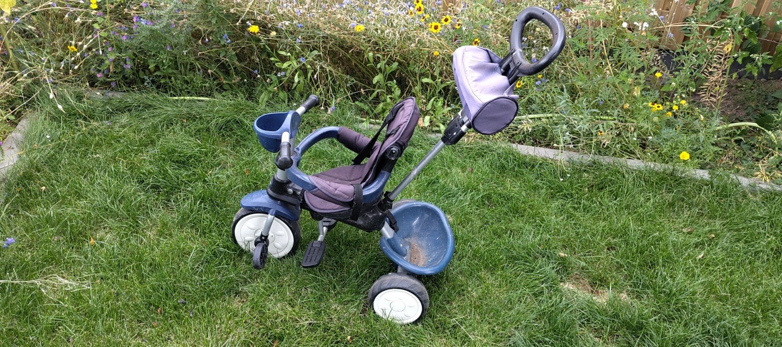 QPlay Comfort 4-in-1 driewieler - Zo goed als nieuw, Fietsen en Brommers, Fietsen | Driewielers, Ophalen, Terugtraprem, Qplay