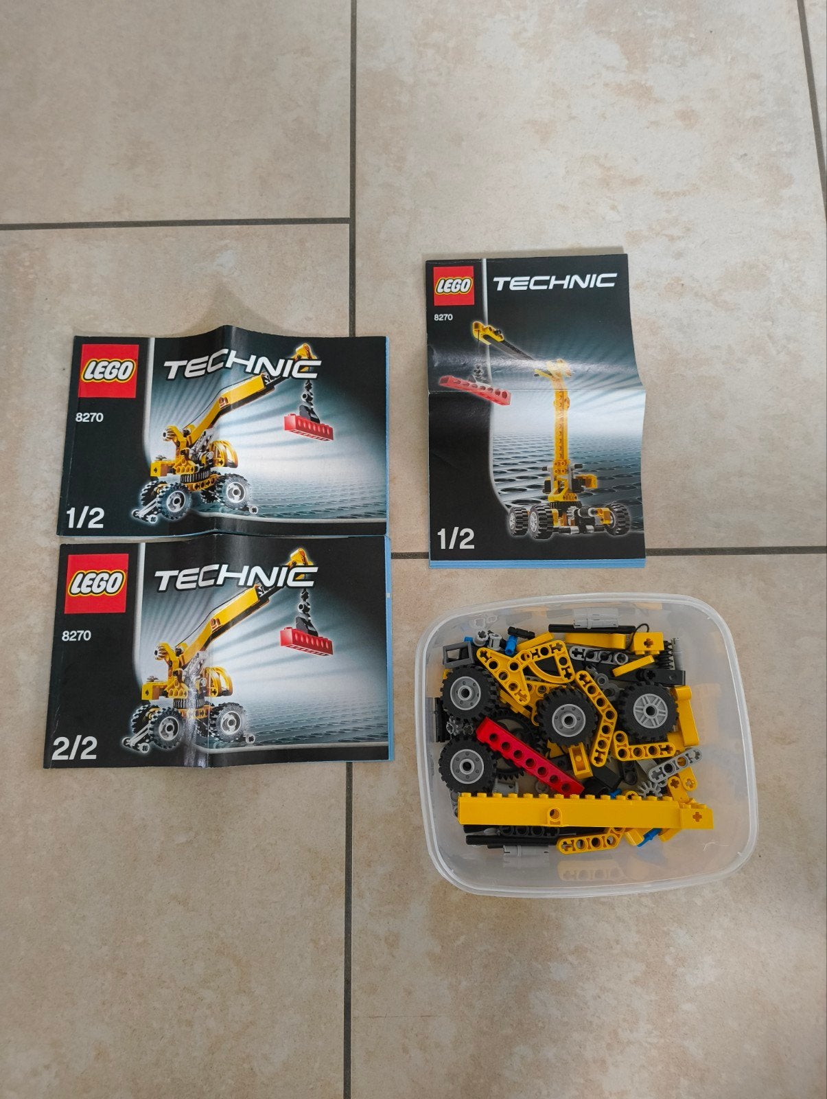 Lego Technic 8270 rough terrain crane 2 in 1 set, Lego, Ophalen of Verzenden, Zo goed als nieuw, Complete set