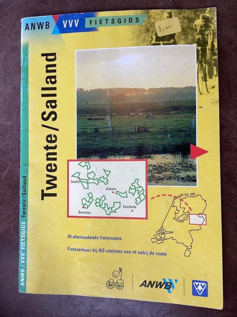Fietsgids ANWB Twente/Salland 20 x, Boeken, Fiets- of Wandelgids, Europa, Ophalen of Verzenden, Zo goed als nieuw