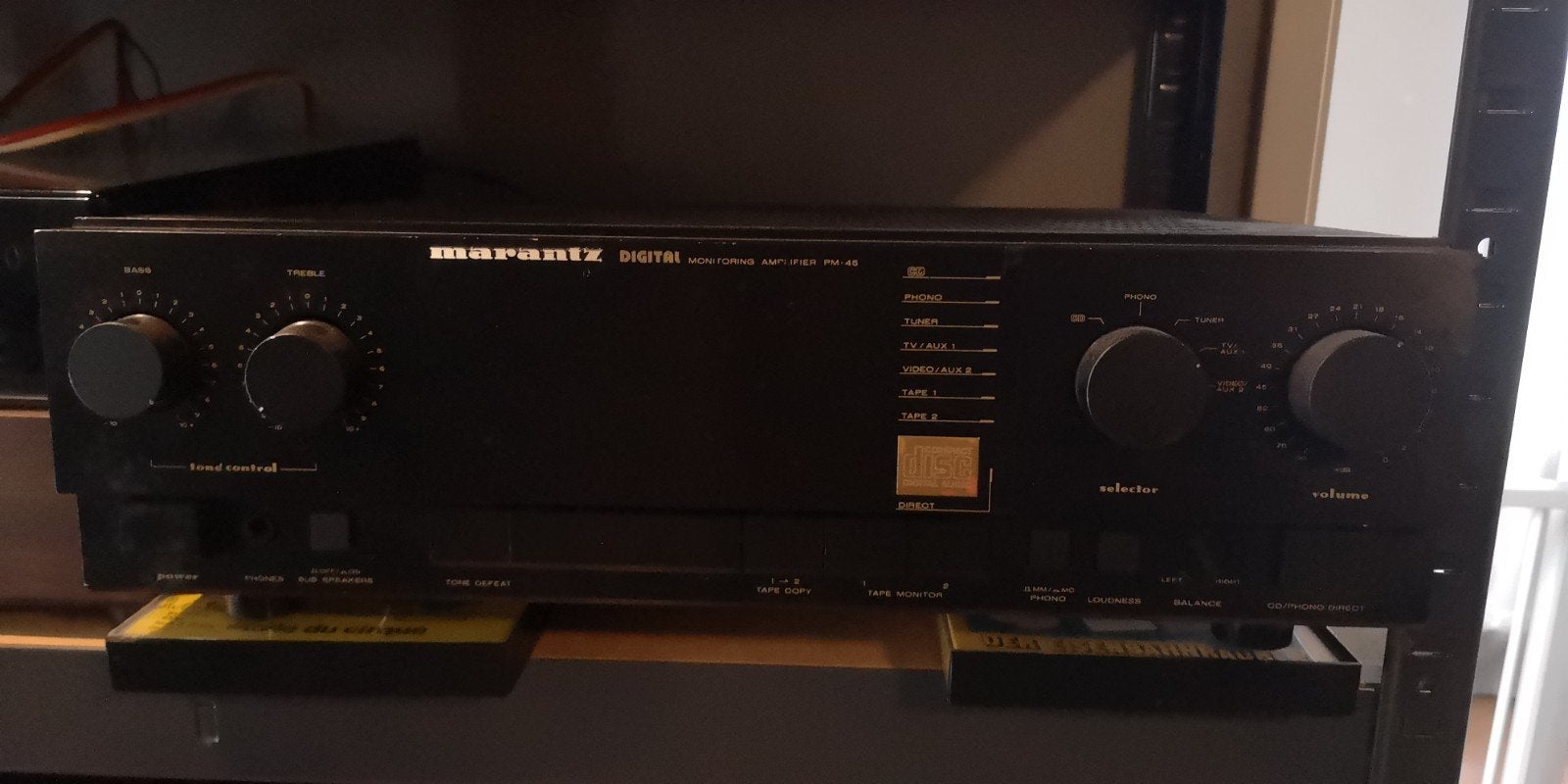 Marantz PM-45 Digitale Monitoring Versterker, Audio, Tv en Foto, Versterkers en Receivers, Ophalen of Verzenden, Gebruikt, Minder dan 60 watt