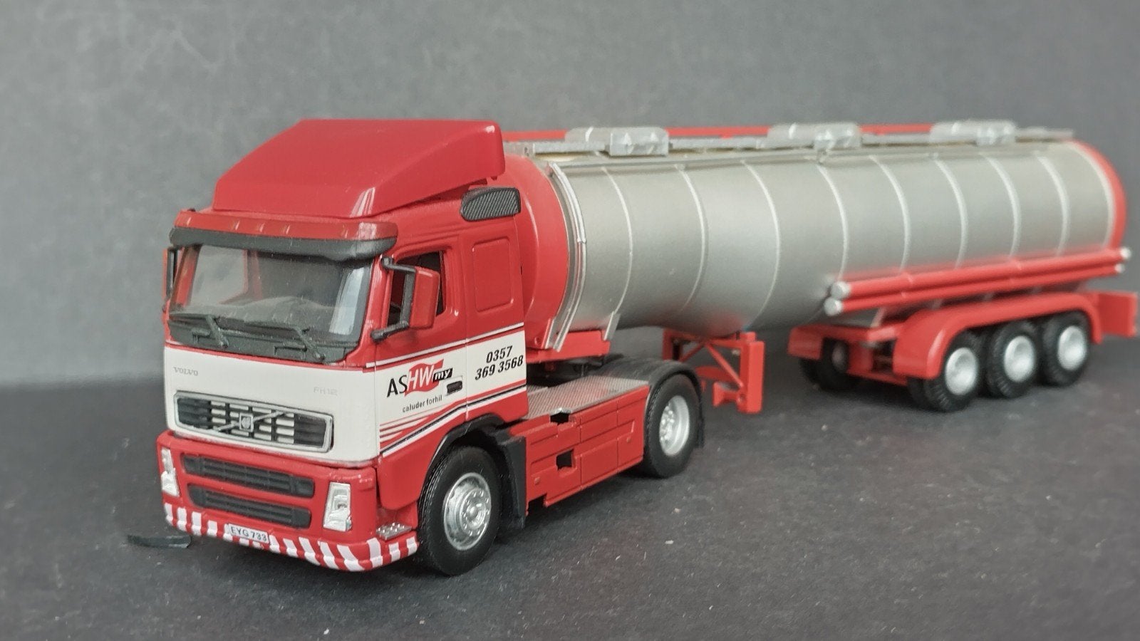 Volvo FH 12 Ashw Bulk 1:50 Cararama Pol, Overige merken, Verzenden, ., Cararama