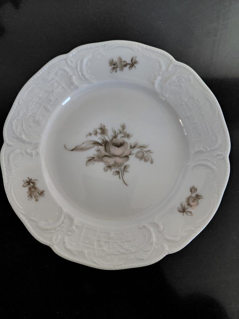Rosenthal 4 gebaksbordjes puntgaaf, Ophalen of Verzenden