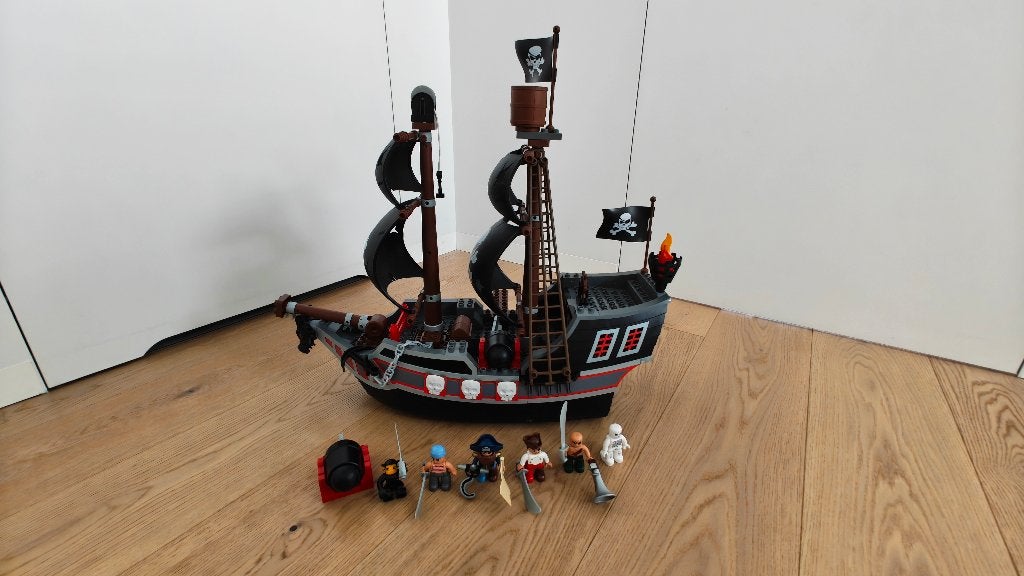 LEGO Duplo 7880 Piratenschip - incompleet, mist 2 delen, Gebruikt, Verzenden, Pirates, Inclusief minifiguren