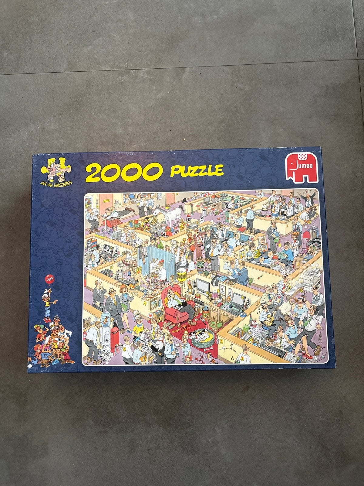 Jan van Haasteren 2000 stukjes puzzel - Kantoor, Hobby en Vrije tijd, Denksport en Puzzels, Ophalen of Verzenden, Meer dan 1500 stukjes