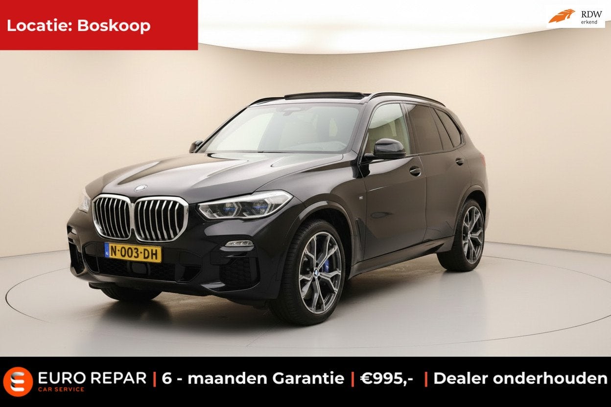 BMW X5 XDrive45e High Executive M-PAKKET PANO VOL!, Gebruikt, Zwart, Vierwielaandrijving, Hybride Elektrisch/Benzine