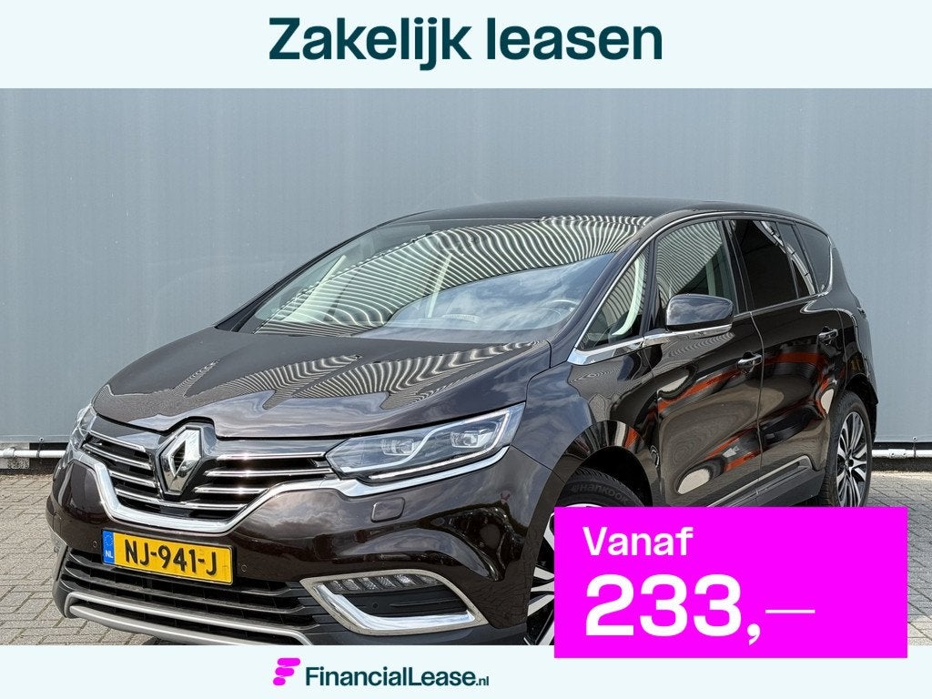 Renault Espace BWJ 2016 1.6 131 PK dCi Dynamique TREKHAAK |, Voorwielaandrijving, Gebruikt, 4 cilinders, Leder en Stof