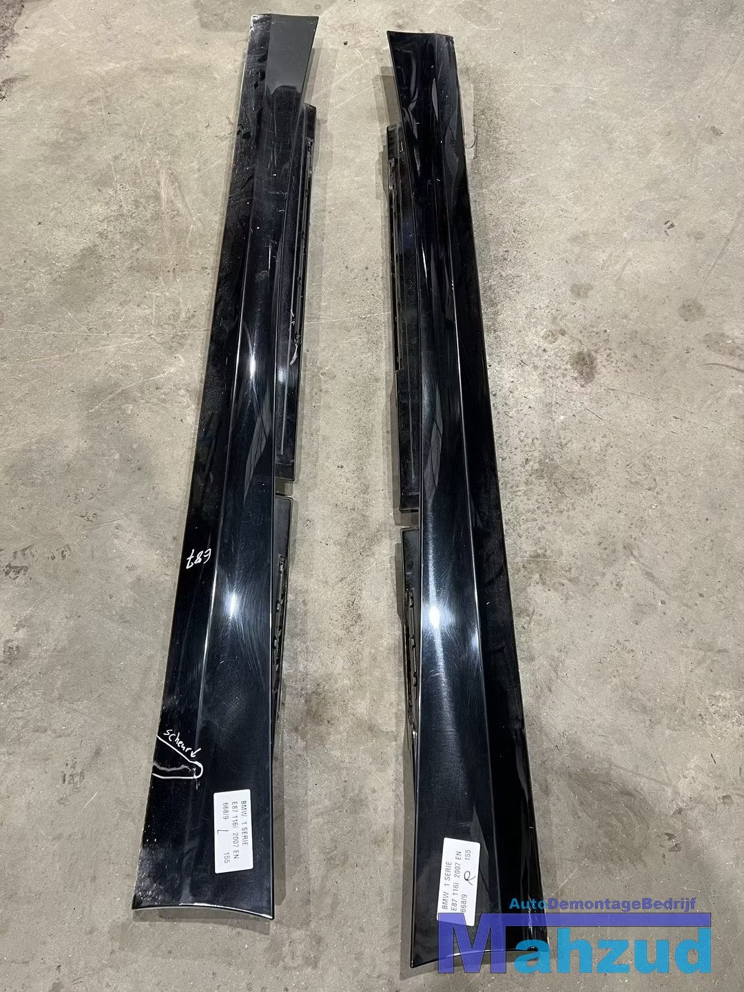 BMW 1 SERIE E87 links rechts zijskirt zwart 2003-2010, Auto-onderdelen, Petuelring 130
80788  Munich, DE, Gebruikt, Info@bmw.de