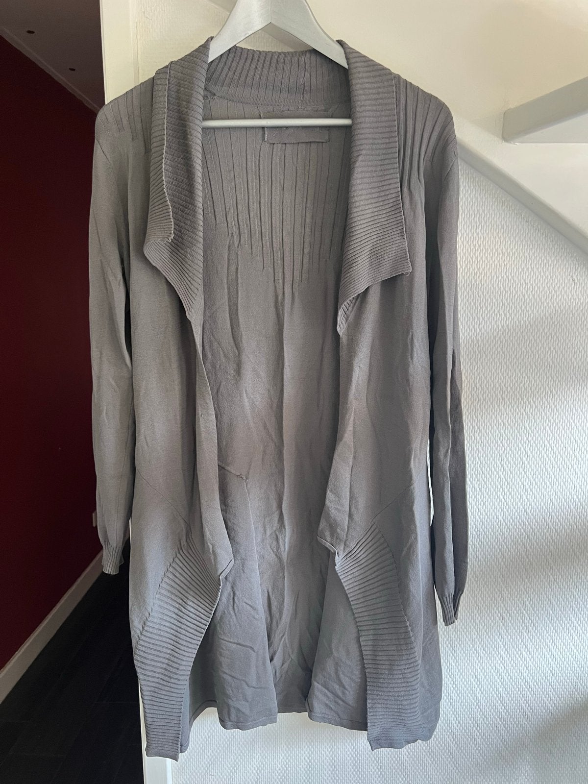 Just B grijs vest, maat M, Kleding | Dames, Ophalen of Verzenden, Gedragen, Maat 38/40 (M), Grijs